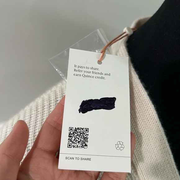 Mongolian Cashmere Oversized Boyfriend Cardigan Sweater Size Small - Picture 12 of 15